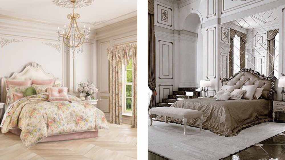 طراحی اتاق خواب کلاسیک سبک تردیشنال