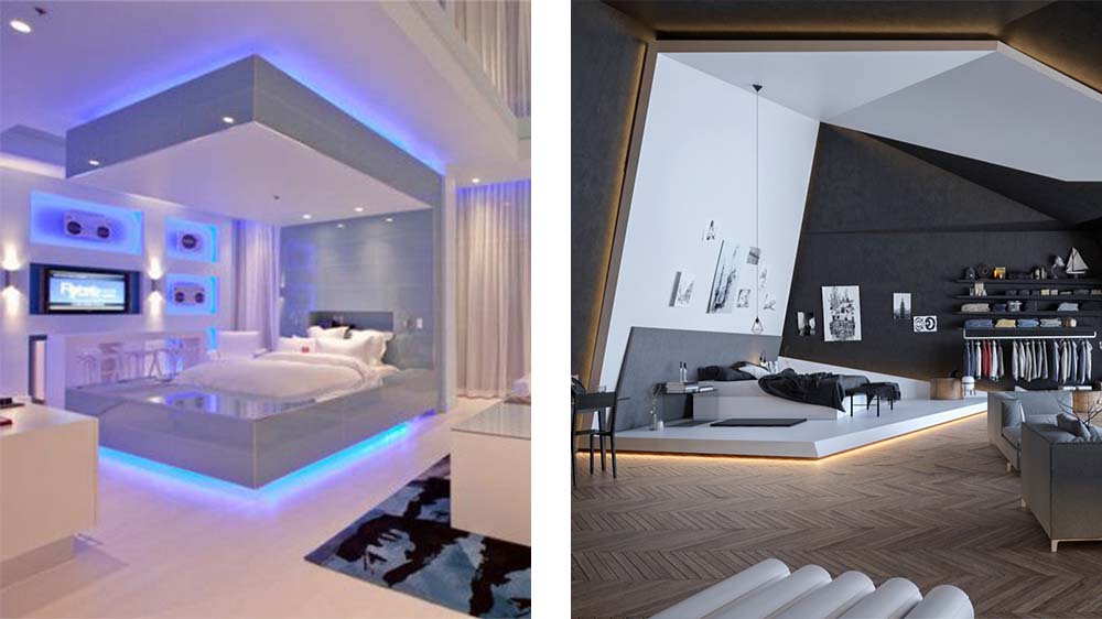 طراحی مدرن اتاق خواب